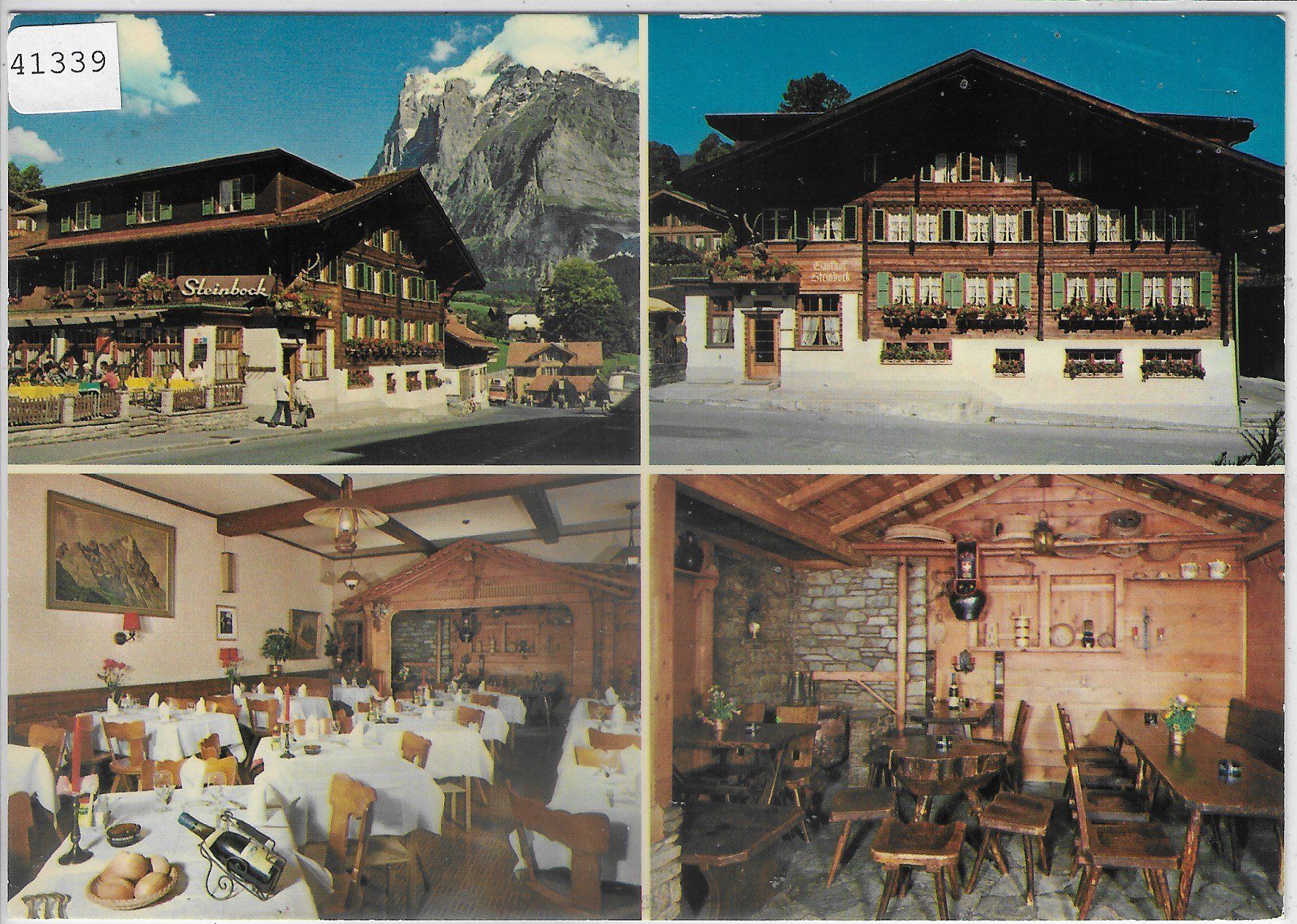 Cartoline postali: Gasthof Steinbock - Grindelwald – Usato da Ettingen venduto da Kartenplanet