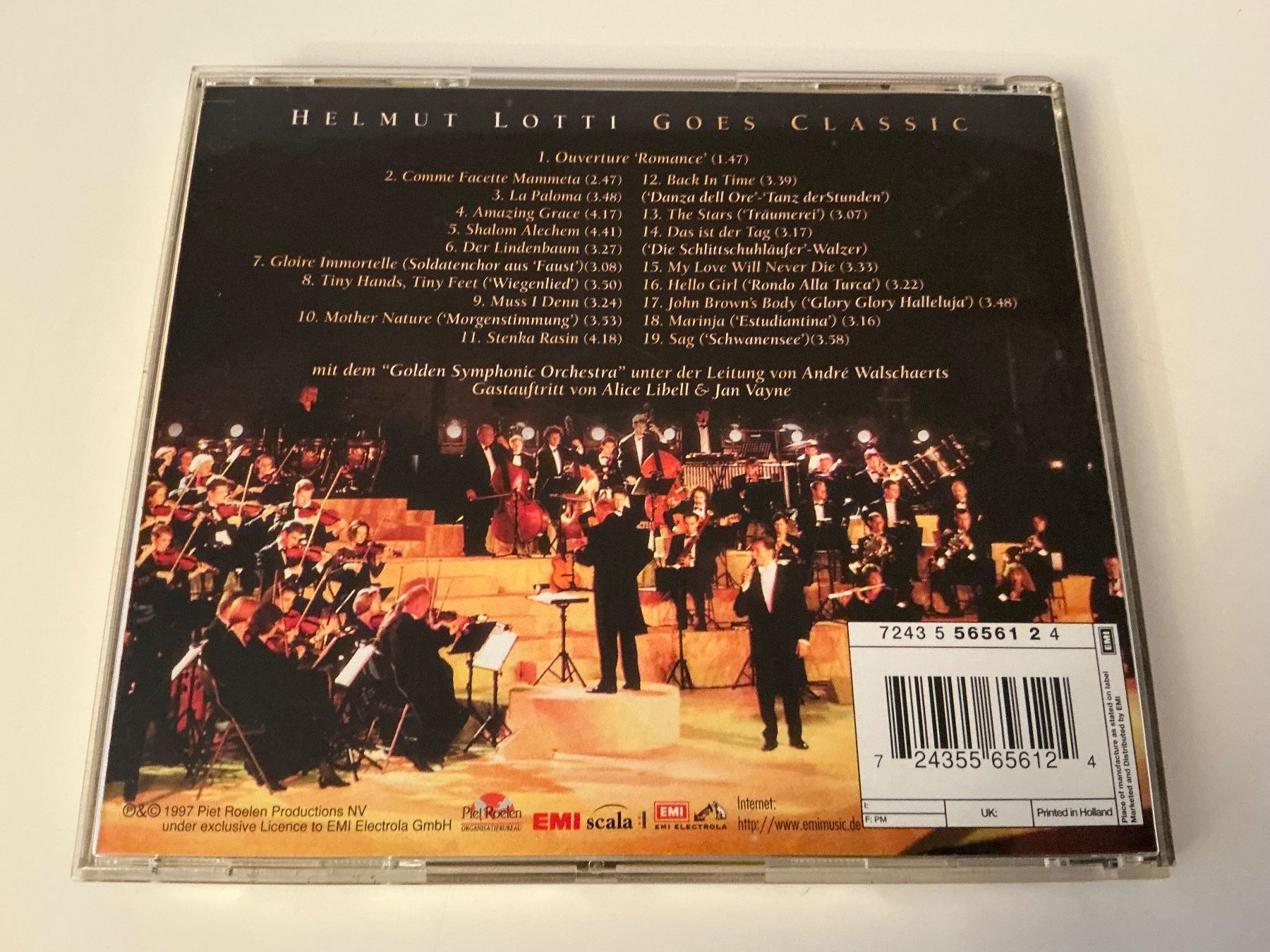 CD: Helmut Lotti goes Classic / 1997 – Usato da Dübendorf venduto da Shreck 1