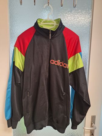 Bunte retro Adidas Jacke