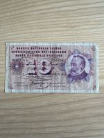 10 Franken Banknote Serie 76 A gebraucht guter Zustand