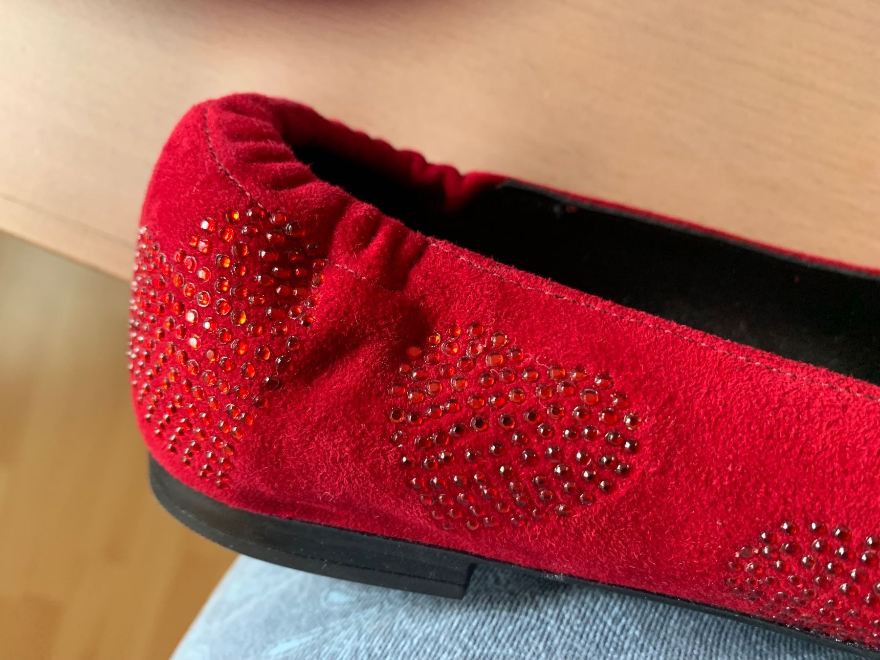Chaussures femmes: Tolle Ballerina Rot 38 – D'occasion à Buelach par Joeggu0 3
