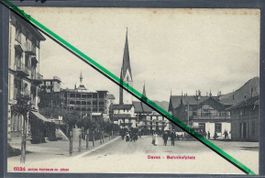 Davos. Bahnhofplatz.