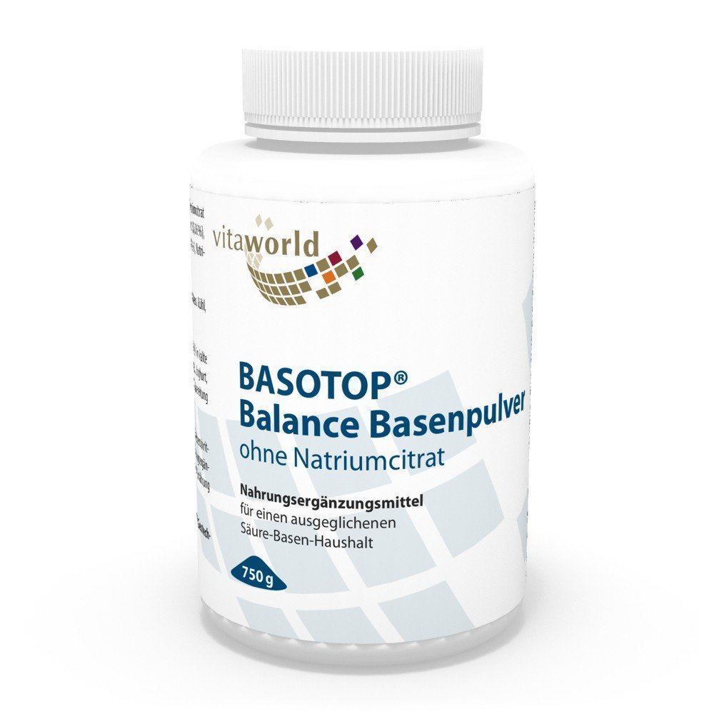 Alimentazione, Vitamine & Minerali: Basotop Basenpulver 750g natriumfrei – Nuovo e nell'imballaggio originale da Tiefenbach venduto da nhp-bedarf