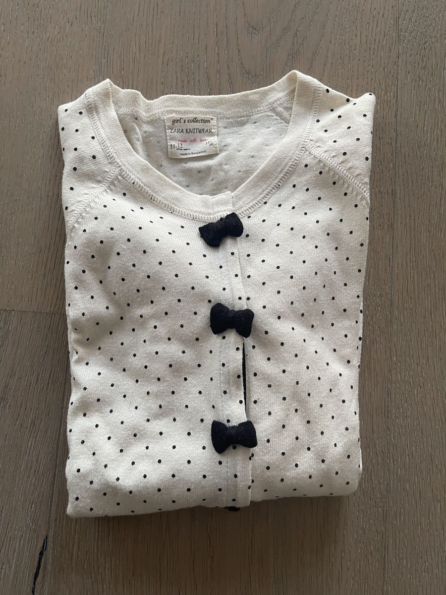 Zara Maglioni & Felpe: Zara Mädchen Pullover offwhite gepunktet Grösse 152/ 1 – Usato da Meilen venduto da Golfer04 6