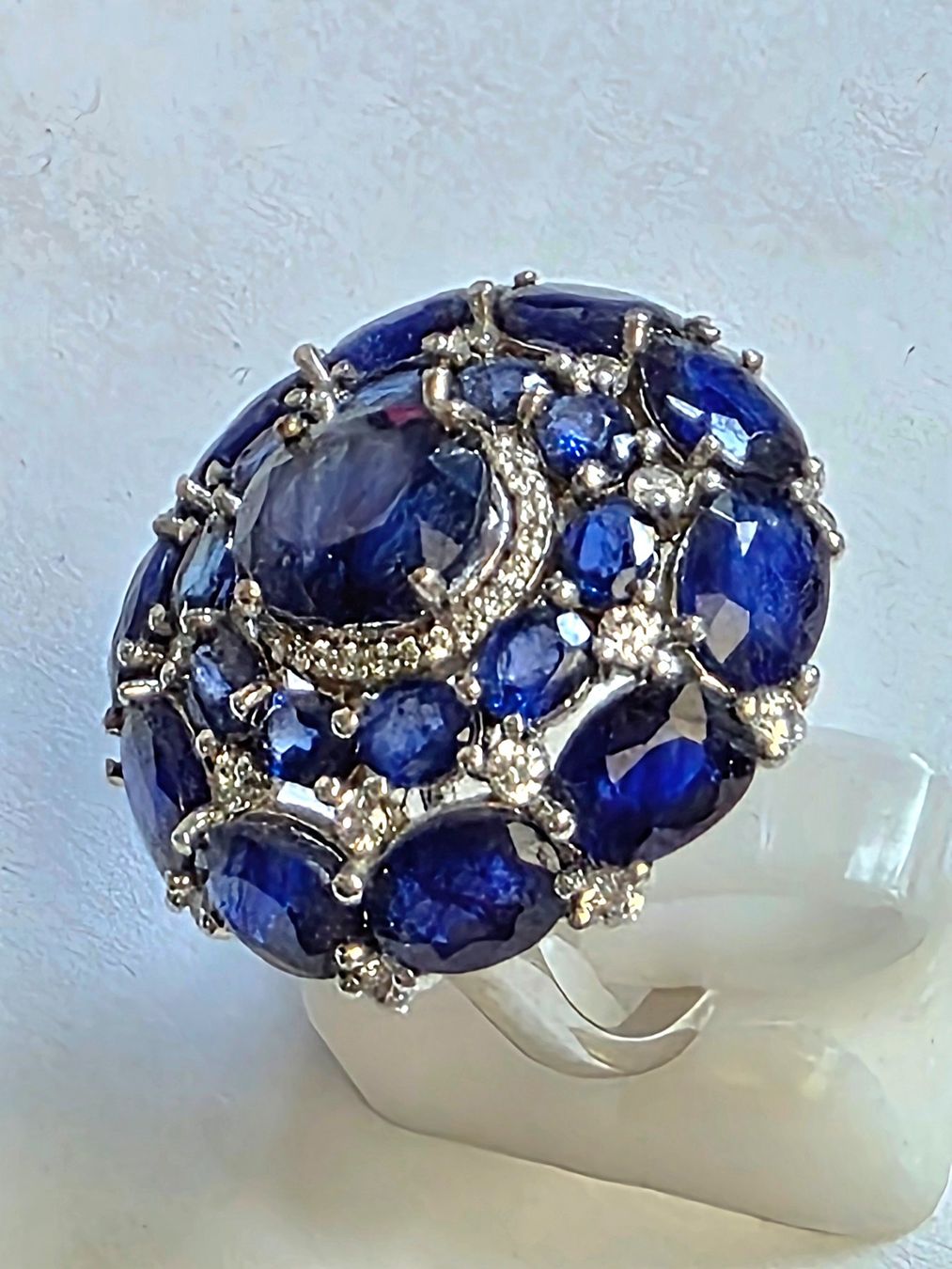 Anelli: Safir Fingerring – Nuovo e nell'imballaggio originale da Zürich venduto da adriben 4