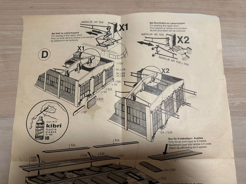 Alter Lokplan Kibri Lokschuppen Kaufen Auf Ricardo