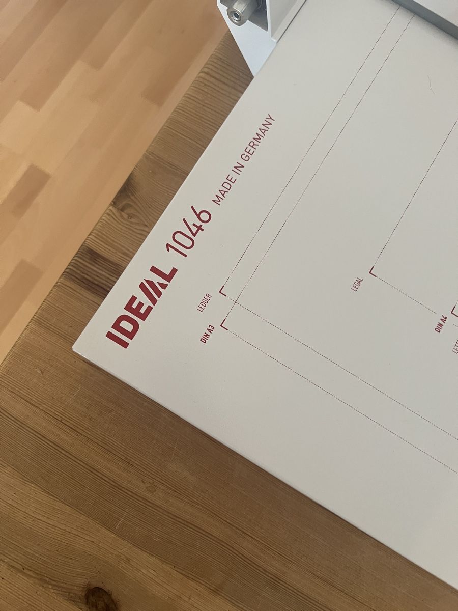 Tutti gli attrezzi: Schneidmaschine IDEAL, Model 1046 – Nuovo (secondo la descrizione) da Zürich venduto da ViolettRosenRot 1