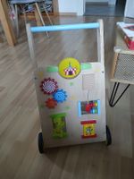 Chariot de marche en bois pour bébé jouet activités