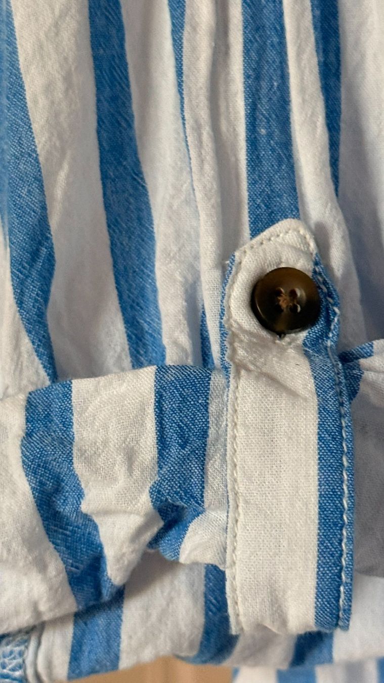 Chemisiers: leichte Baumwollbluse gestreift - L – D'occasion à Lommis par manmarmi 1