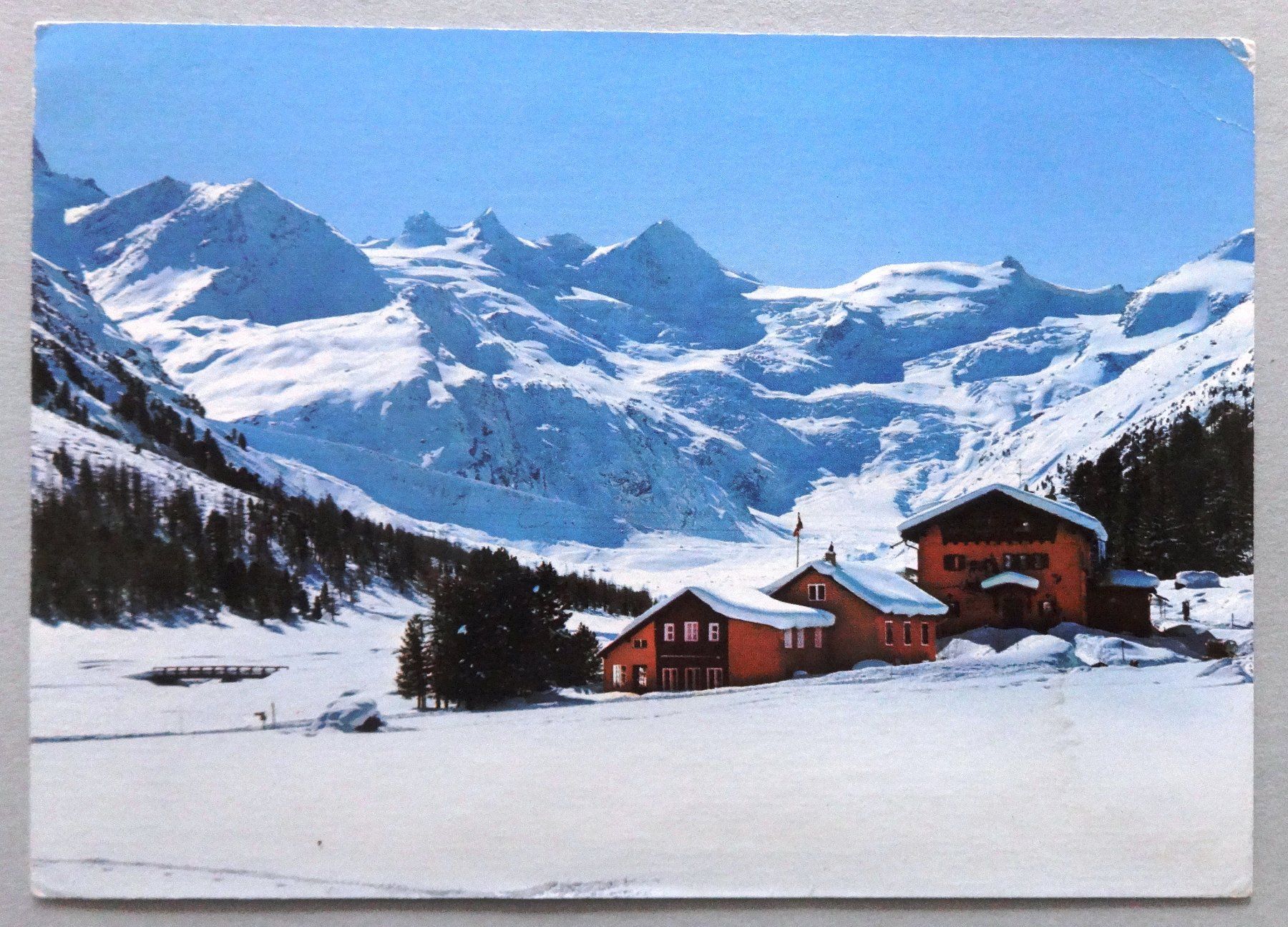 Ansichtskarten: Hotel-Rest. Roseggletscher 2000 m ü.M. – Defekt aus Fétigny von Billy2miny