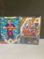 Fussballkarten Robert Lewandowski Set 2 Karten FC Barcelona