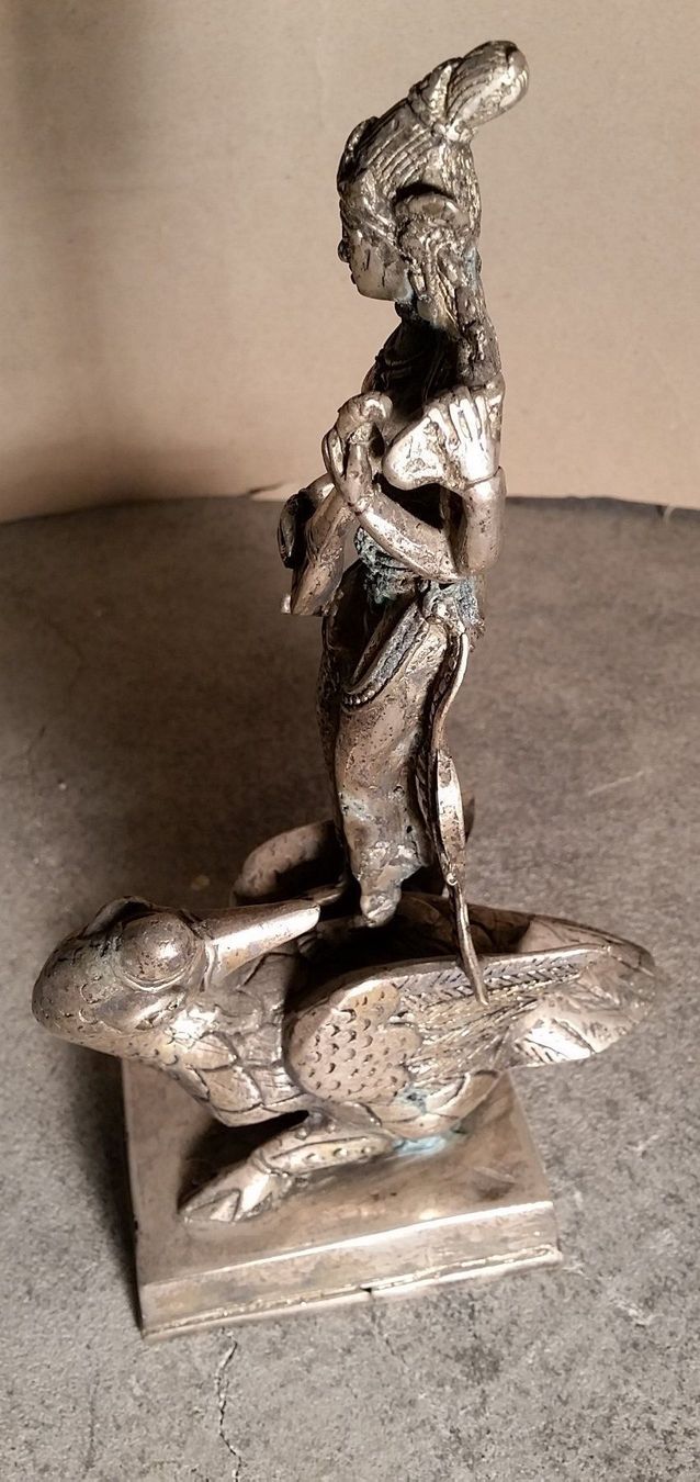 Figuren: Figur aus Metall; Vishnu mit Garuda – Gebraucht aus Herrliberg von AlexandraBopp 1