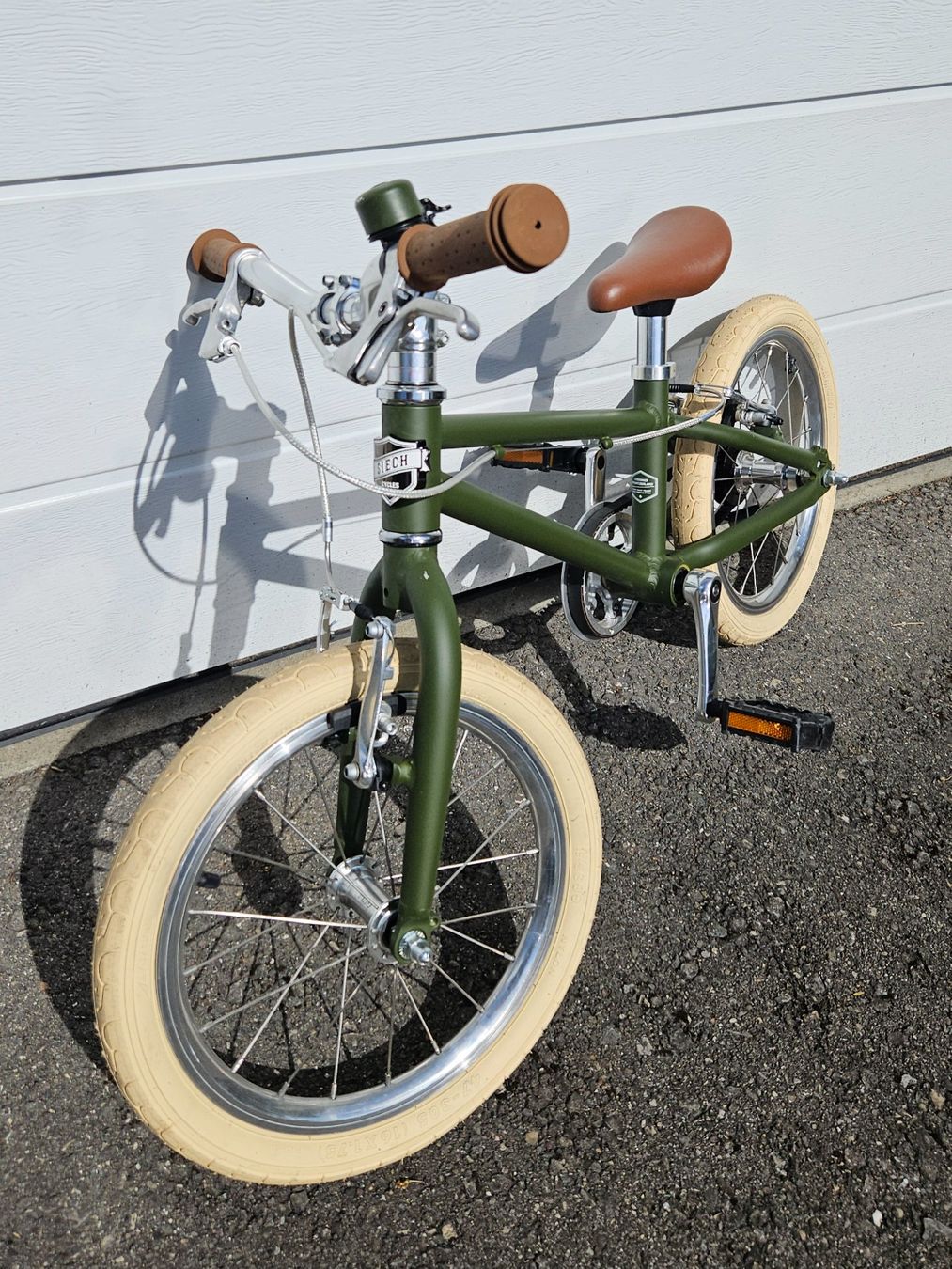 Siech Biciclette: Kindervelo Siech 16"' in Army Green – Nuovo (secondo la descrizione) da Hedingen venduto da spezialknallfrosch 1