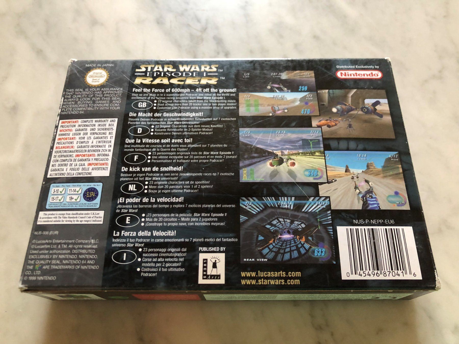 Nintendo Giochi: STAR WARS EPISODE 1 RACER – Usato da hägendorf venduto da twilightprincess 1