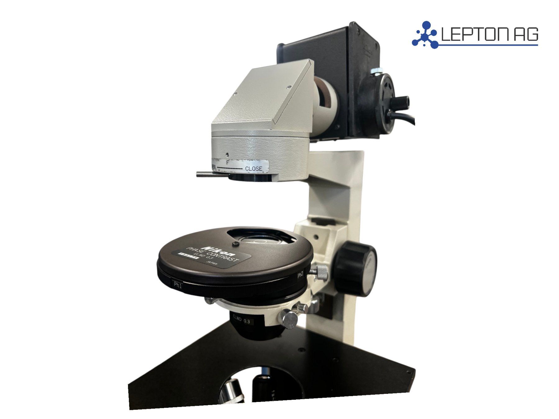 Accessori da laboratorio: Nikon Diaphot Inverted Phasenkontrast Mikroskop – Usato da Niederdorf venduto da LeptonAG_Labor 6