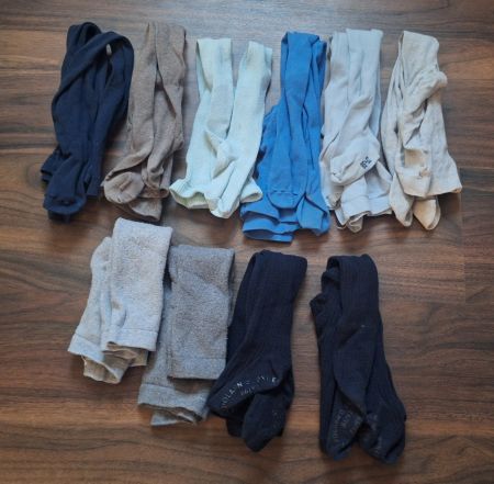 8 Strumpfhosen uns 2 Leggins Kinder Grösse 86/92