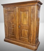 Antiker Biedermeier Schrank massiv Nussbaum🪵Edel & Zeitlos