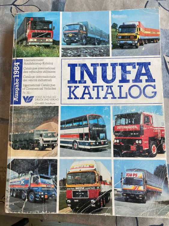 Nutzfahrzeug - Katalog von 1984 - INUFA-Katalot, Oldtimer 1A (Defekt ...