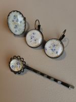 Vintage Schmuckset: Ring, Ohrringe und Haarspange!