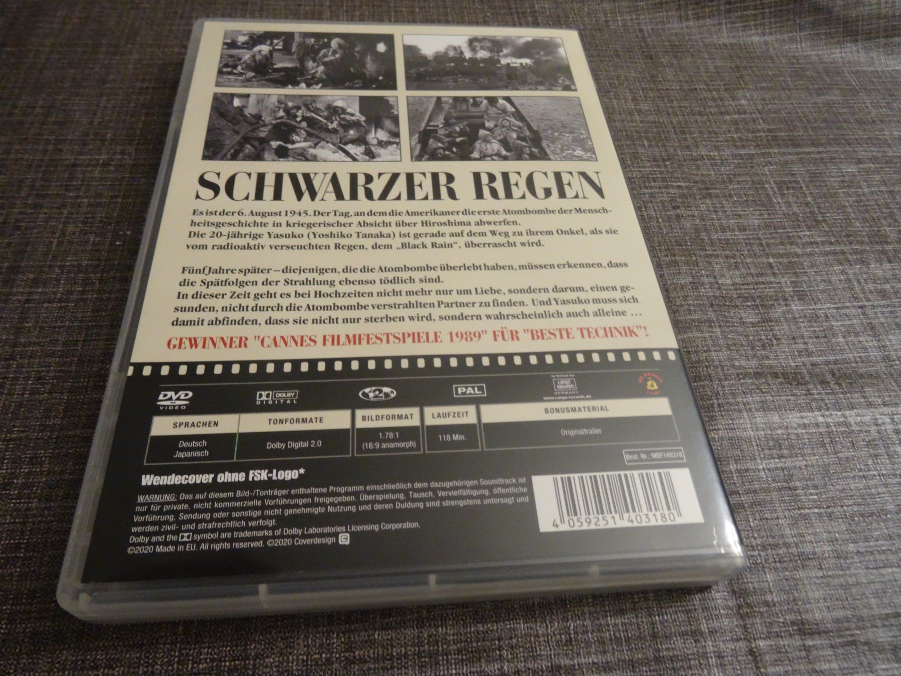 Tutti i DVDs: Schwarzer Regen DVD Shohei Imamura – Usato da Olten venduto da Disc-Verkauf 2