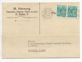 Tabak Zigarren Cigarren Beinwil HORNUNG St.Gallen Zigaretten