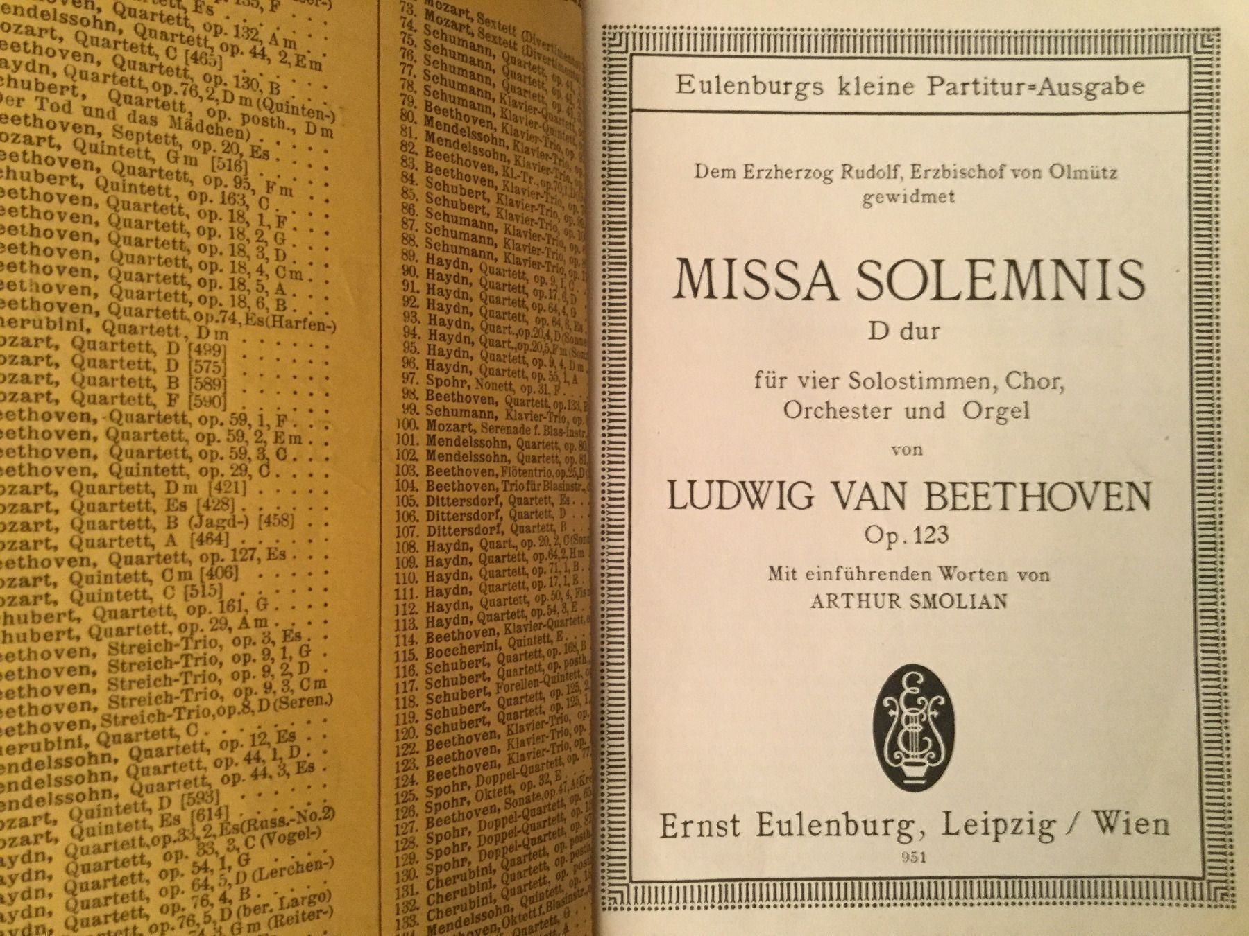 Schallplatten: Beethoven Op. 123, Missa Solemnis – Gebraucht aus Luzern von Einh0rn 1