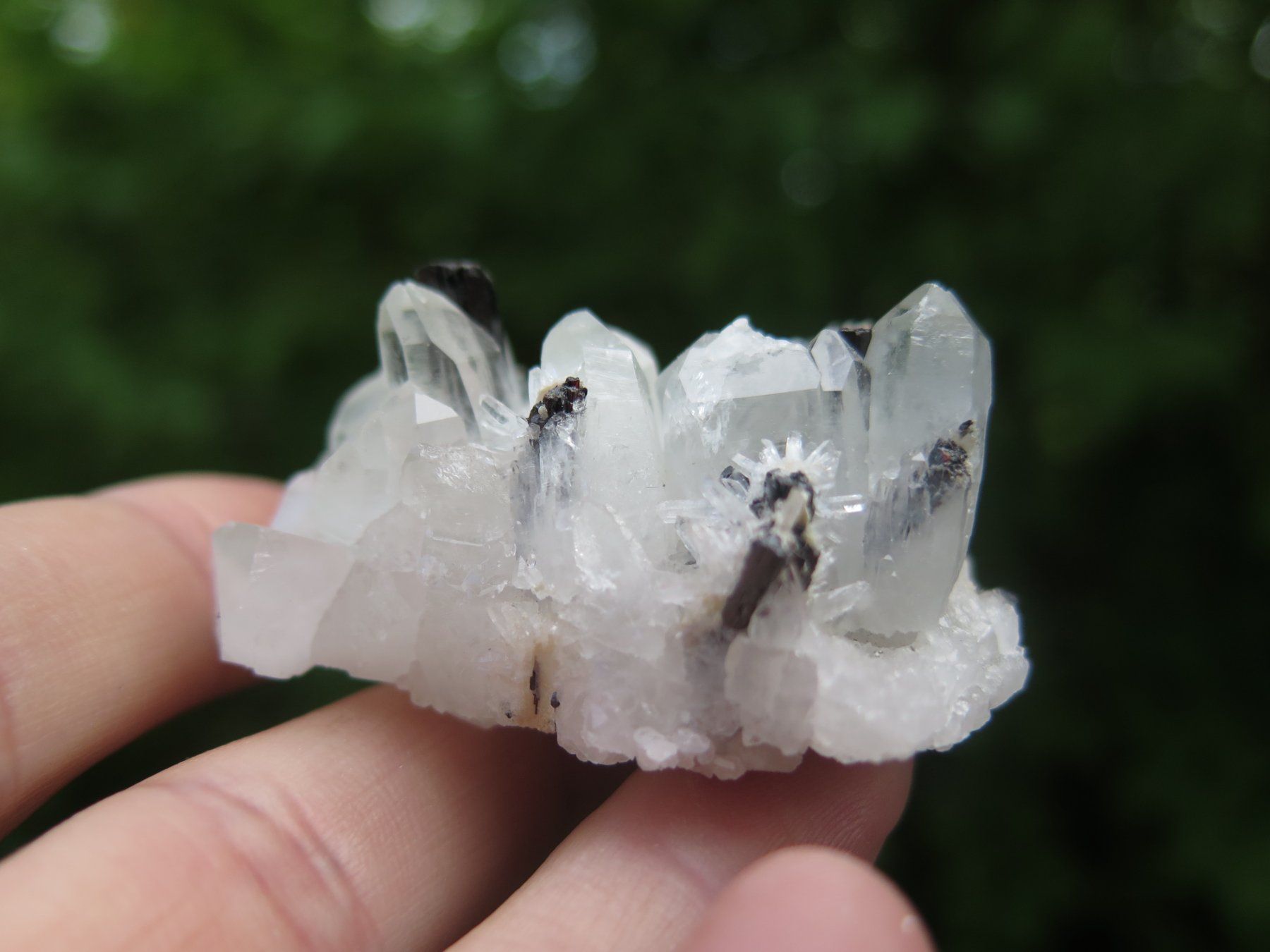 Mineralien & Heilsteine: Bergkristall mit Hübnerit – Gebraucht aus Schaffhausen von Yamakana51L8736OQ8 8