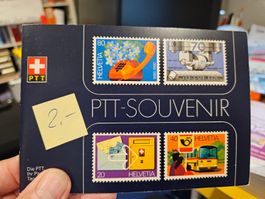 PTT Souvenir 1980 Deutsch mit Vignette für nur 2.--