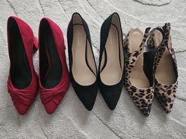 3 Set High heels/ Gr 39