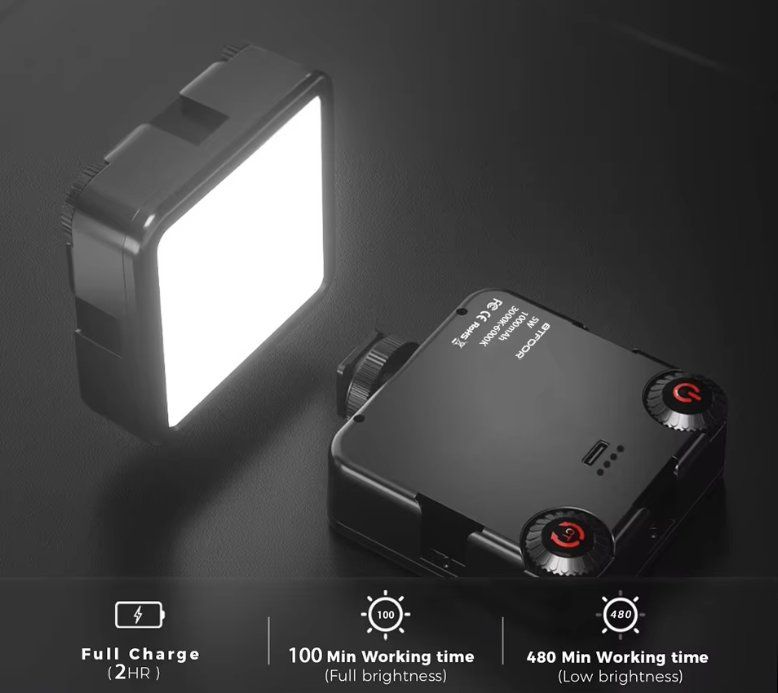 Lampade: Kamera Licht mit Clip Akku Camera Light – Nuovo e nell'imballaggio originale da Châtelaine venduto da topshop.switzerland 6