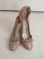 🤩ATELIER BOLOGNA LEDER-PUMPS-SCHUHE MIT MASCHE, BEIGE