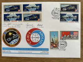 USA / CCCP 1975 FDC Rendez-vous im Weltall Kombinations Erst