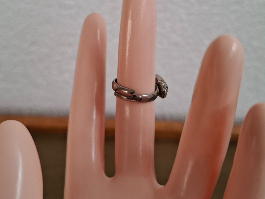 Anelli: Bague Vintage - Argenté et Tuquoise – Usato da Meinier venduto da Gattuso22 3