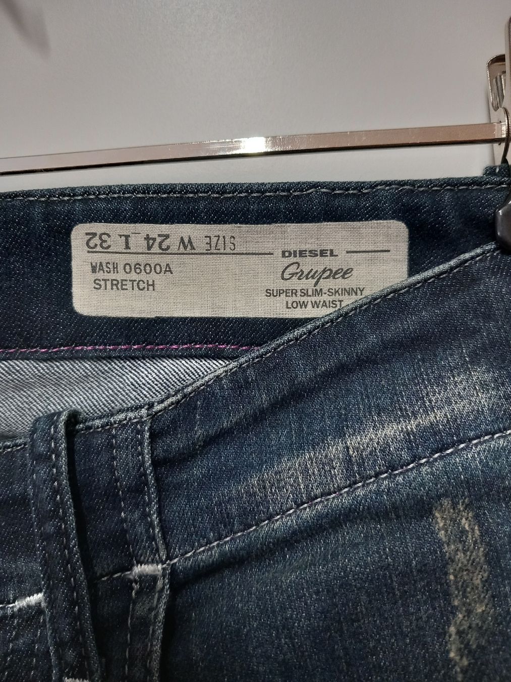 Diesel Jeans: Diesel Stretch Jeans W24/L32 blau – Gebraucht aus Gwatt (Thun) von umwelt-brocki 3