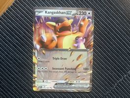 Pokemon Kangaskhan EX Scarlet Violet 151 Englisch