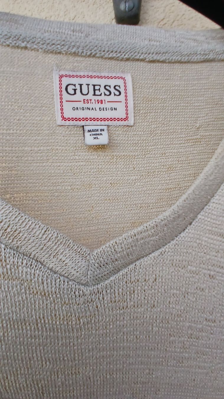 Guess T-shirt: GUESS HERREN SHIRT GRÖSSE XL – Usato da Villa Luganese venduto da luxlady 4