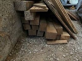 Poutres en bois 5m de long