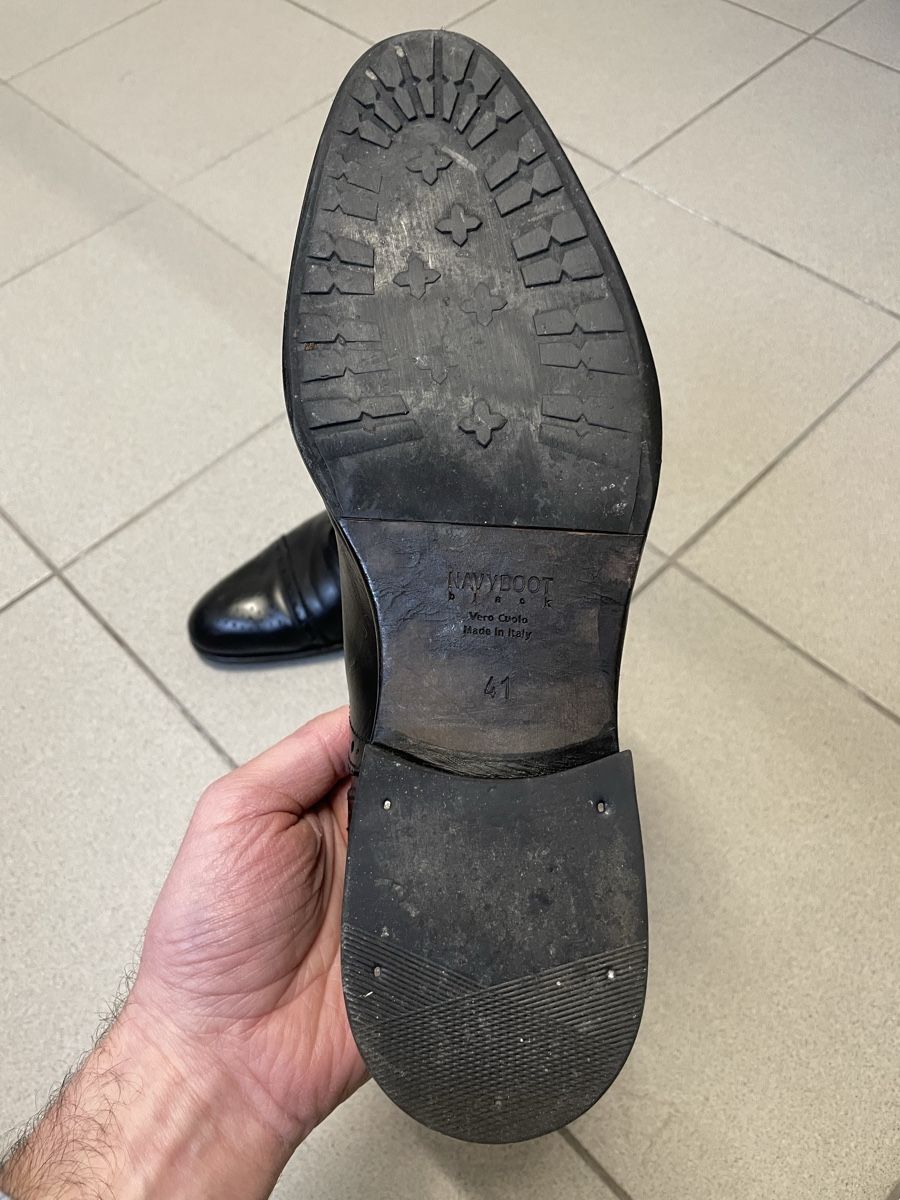 Navyboot Scarpe da uomo: Navyboot Schuhe, Full Brogue, schwarz, Gr. 41 – Usato da Zürich venduto da knipso 3