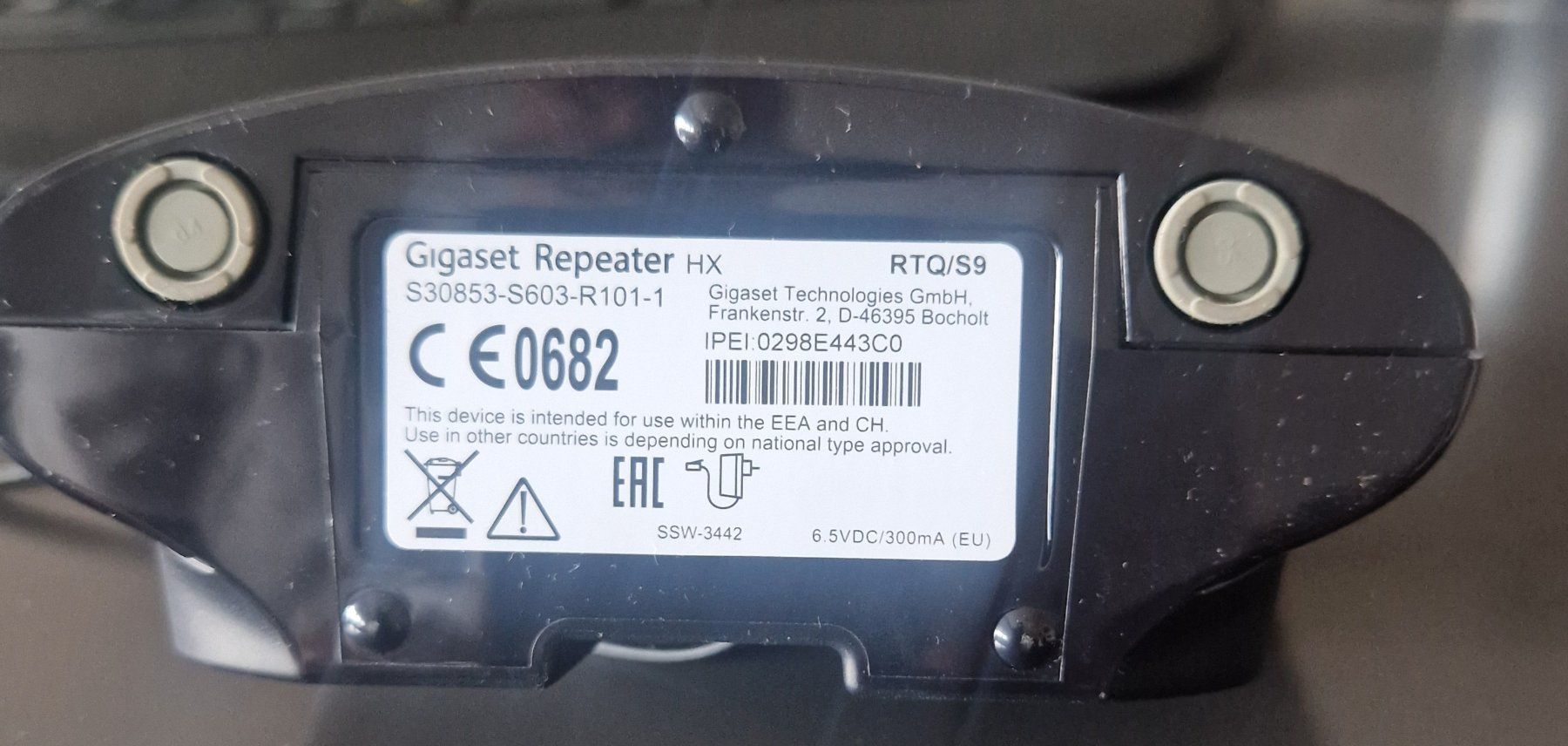 Gigaset WiFi: Gigaset Repeater HX mit Netzteil – Usato da Basel venduto da Ezra1975 1