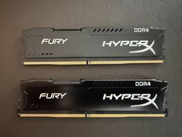 HyperX Fury 8GB DDR4 3200 MHz CL16