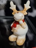 Weihnachts Deko Figur Keramik 14 cm