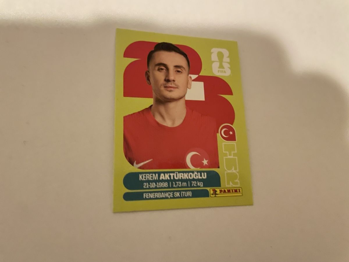 Panini Sammelbilder & Trading cards: FIFA WM 2026 Kerem Aktürkoglu TUR 19 – Neu (gemäss Beschreibung) aus Winterthur von Cobraforce