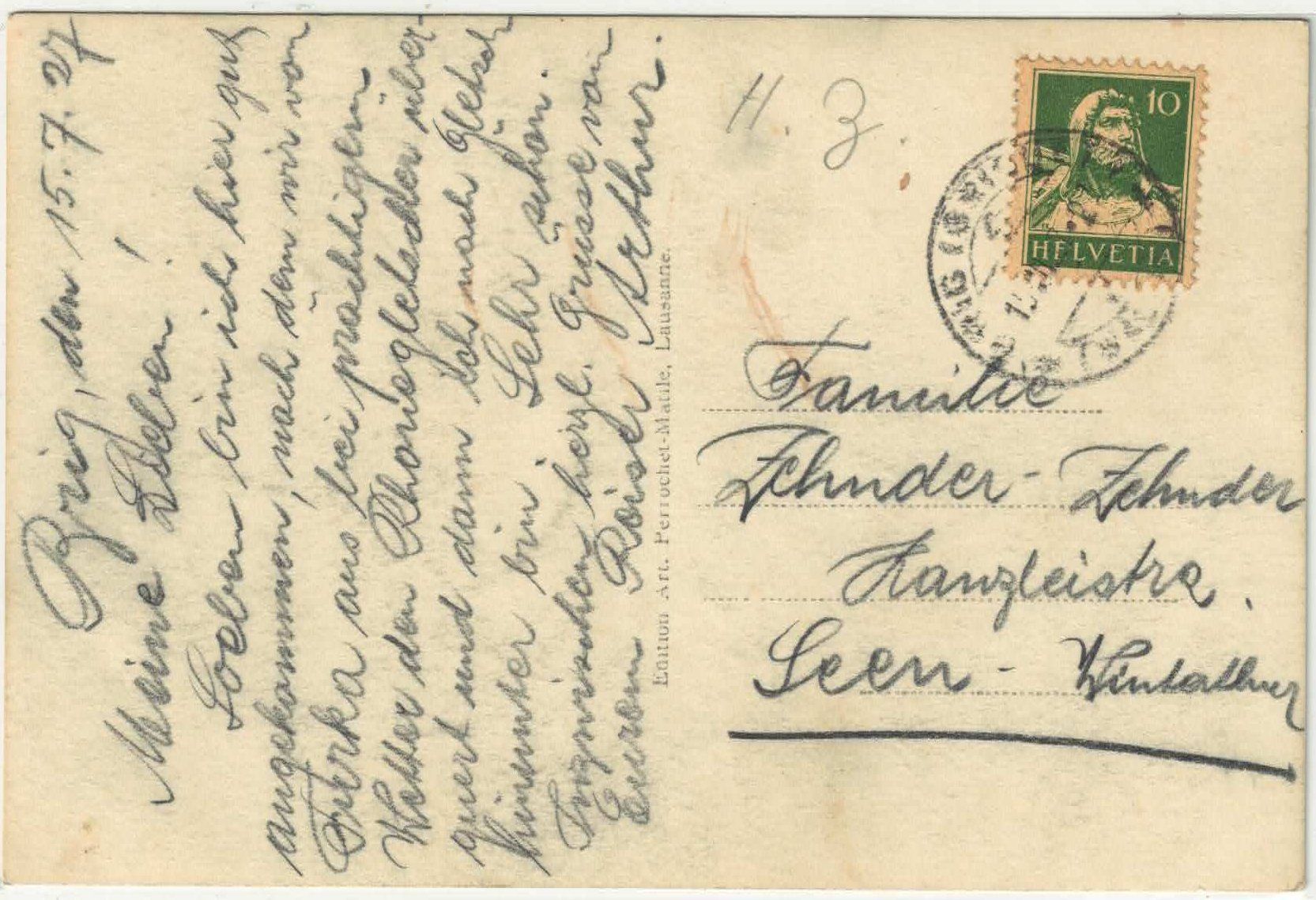 Cartoline postali: Brigue Brig - Chateau de Stockalper – Usato da Ettingen venduto da Kartenplanet 1