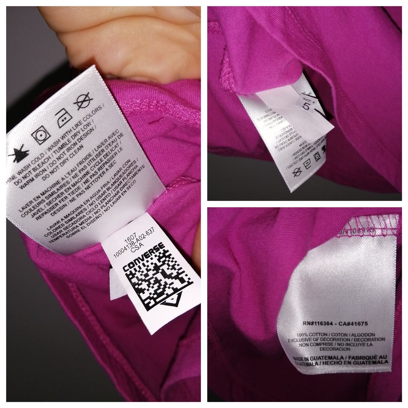 Converse T-shirts: T-Shirt Converse – D'occasion à Buchrain par nat_pl5p 6