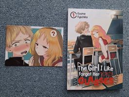 The Girl I like frogot her Glasses 1 Manga + Postkarte NEU