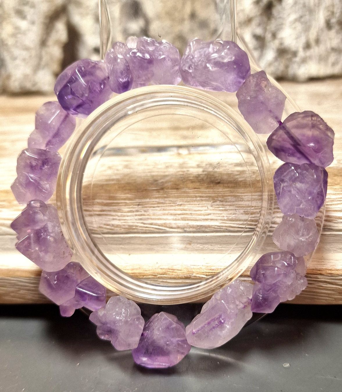 Minerali & Pietre curative: Amethyst Rohstein Armband – Nuovo (secondo la descrizione) da Matzingen venduto da Shay_Crystalz