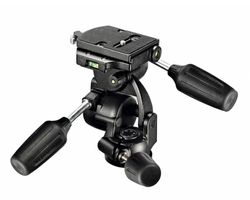 Manfrotto 3-Wege-Kopf  808RC4 mit Schnellwechselplatte