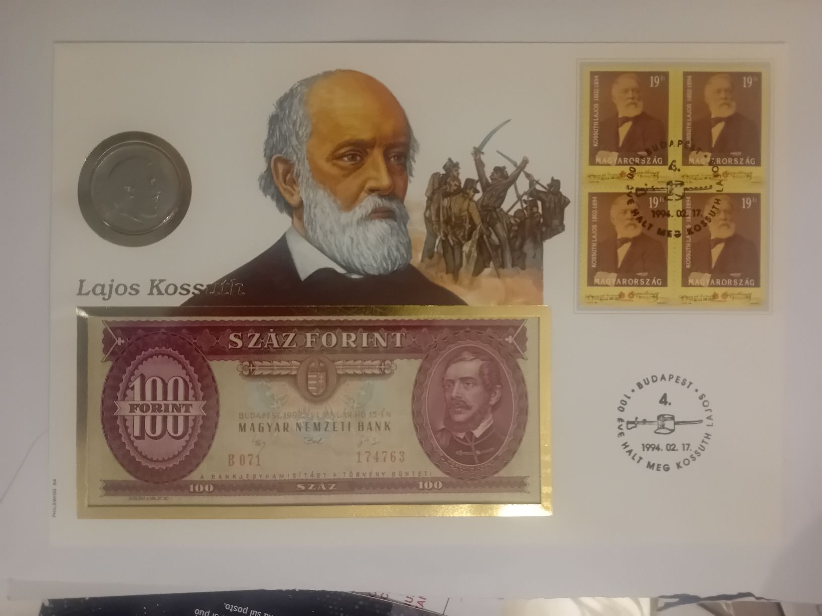 Banconote: Banknotenbrief mit Silbermuenze Ungarn – Nuovo (secondo la descrizione) da Muralto venduto da Alex1912