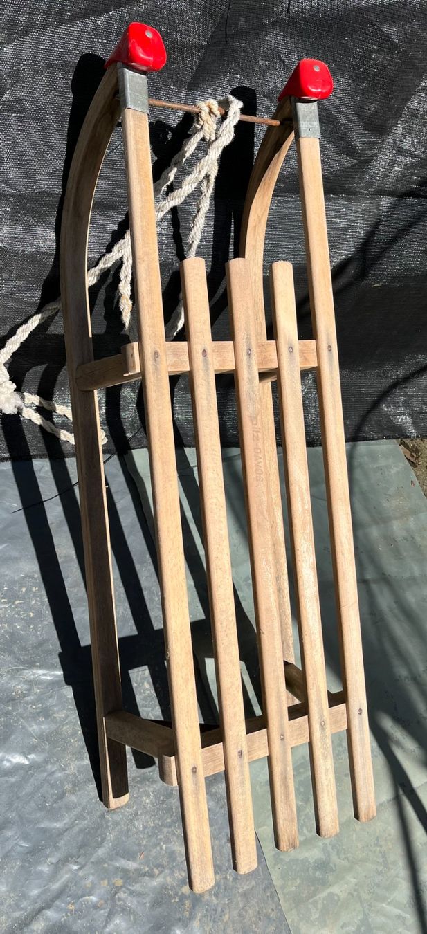 Xilografie: Davoser Holzschlitten – Usato da Rorschach venduto da St.Galler01