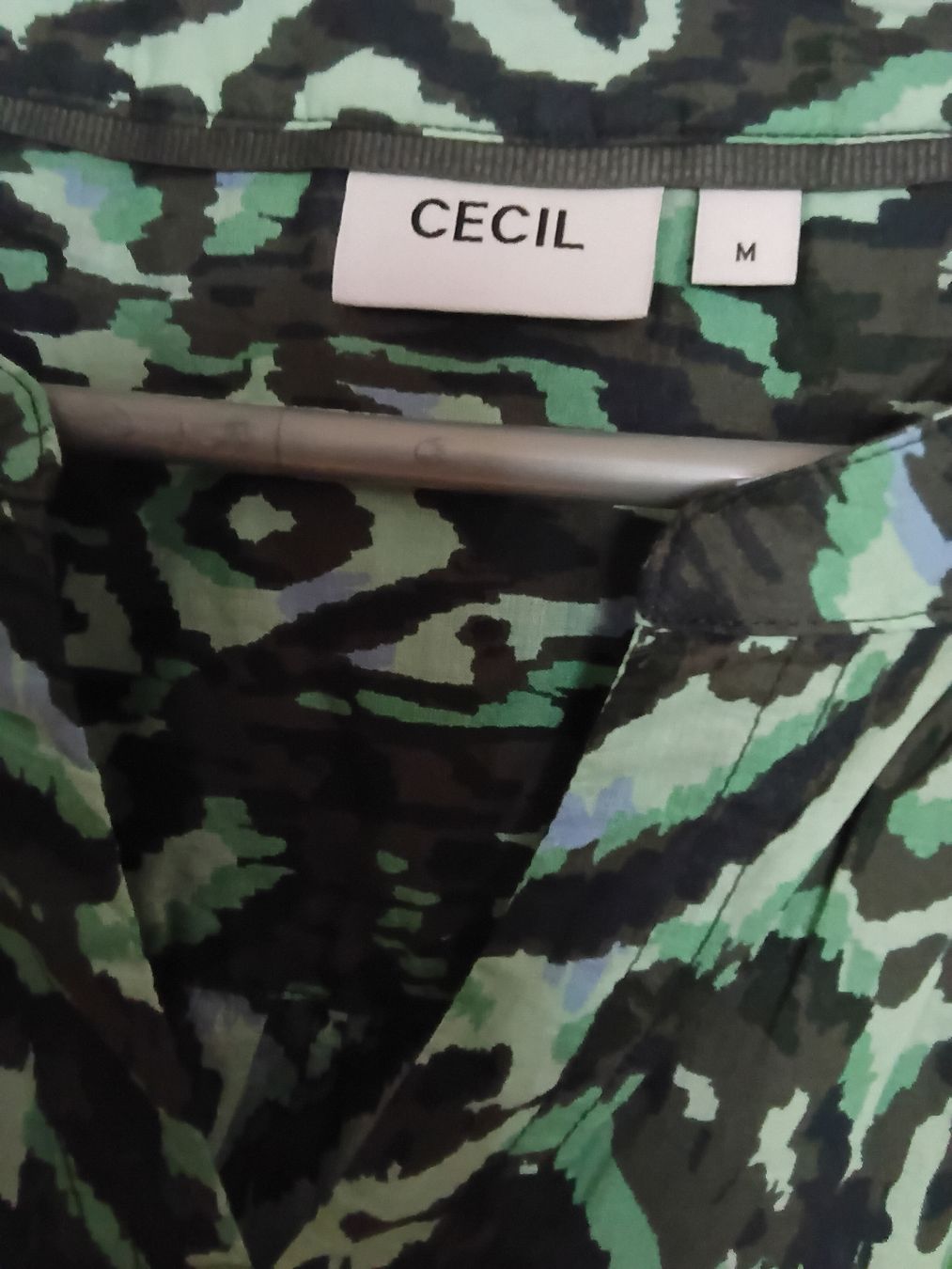 Cecil Camicette: CECIL Bluse Damen Grösse M, frühlingsfrisch gemustert – Nuovo (secondo la descrizione) da Zürich venduto da ann_xyj7 1